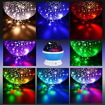Star Master Dream Rotating Projection Lamp – Color Depends on Availability