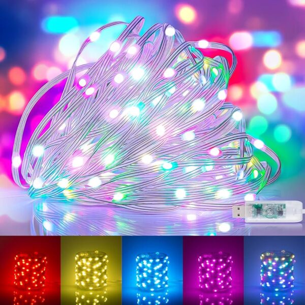 USB Plug in with Remote & App Control 32ft/10M Fairy Strip Lights