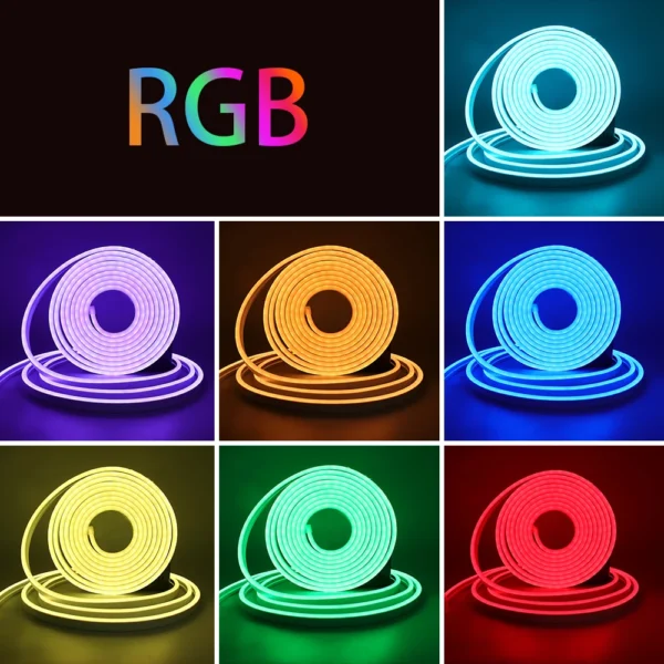 5 Meter RGB Neon Light with App & Remote Contro
