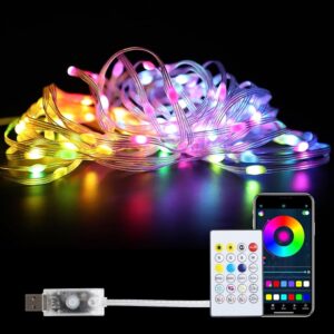 USB Plug in with Remote & App Control 32ft/10M Fairy Strip Lights