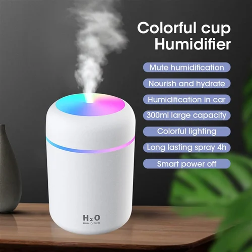 H2O Humidifier For Car, Studio And Home