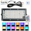 RGB LED Flood Light- Remote Controlled IP66 Waterproof Landscape & Outdoor Lighting ( 50W, AC220V )